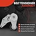 A-Premium Belt Tensioner Assembly with Pulley Compatible with Porsche Cayenne 2011-2014 2016, 3.6L, Gas, Replace# 03H145288C, 03H145299C