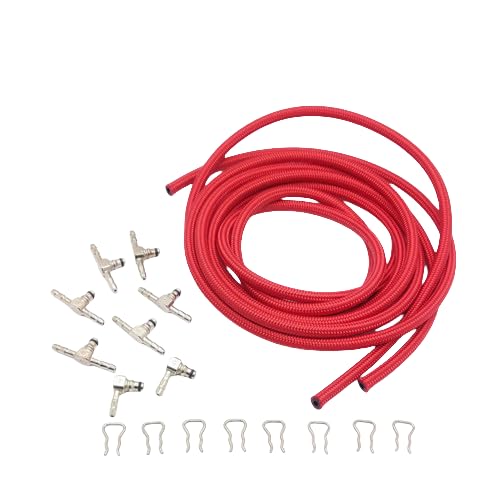 Red Fuel Injector Return Line Rail Kit for 2004.5–2010 Duramax LLY, LBZ & LMM Diesel - Image 4