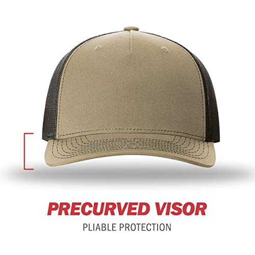 Image of Richardson 112P Patterned Snapback Trucker Hat - Custom Leather Patch Hat | No Minimals | Volume Tiered Pricing