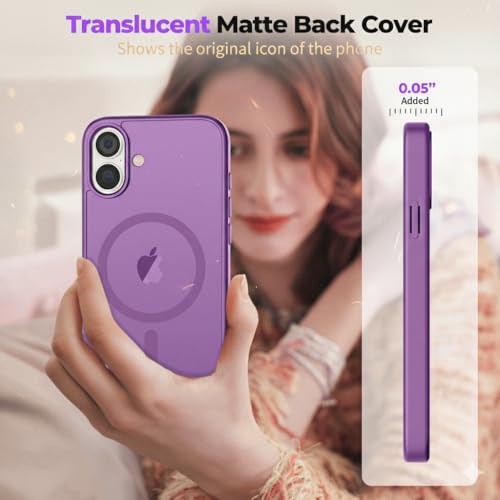 Image of AIBEX Protective OStand Case Compatible for Apple iPhone 16 Pro MagSafe Compatible | Slim Shockproof Back Cover with Camera Lens Protection, Strong Magnetic Support & Anti-Slip Grip | Military Grade