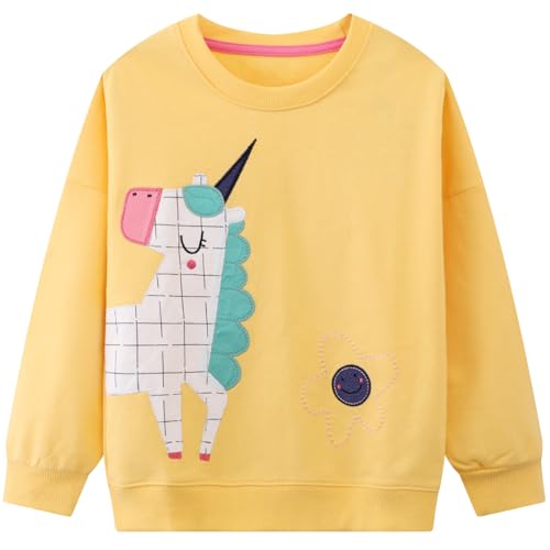 Image of Hongshilian Unisex Kids Cute Cartoon Cotton Sweater Shirt