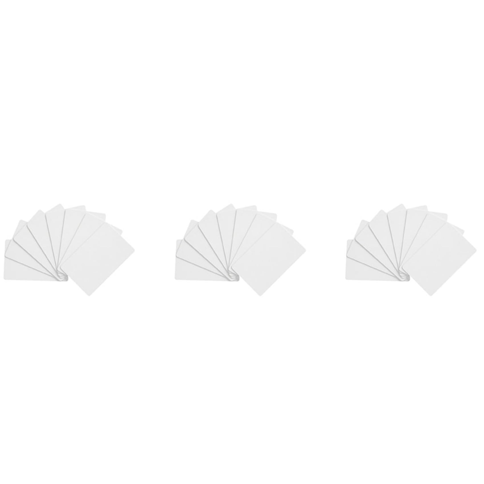 Jnchdghwa White 300Pcs Rfid Card 13.56Mhz Proximity Smart Cards S50 Rewritable Copy Key For Access Control System