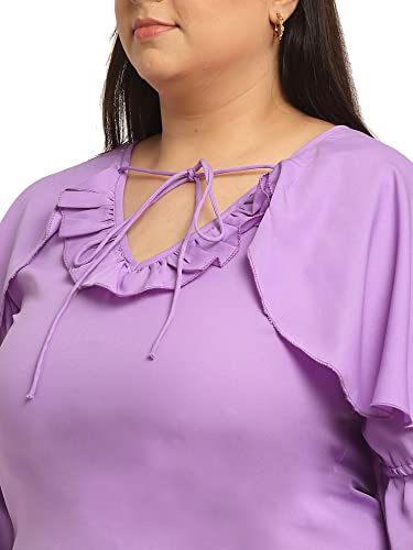 Image of Flambeur Women's Crepe Fit and Flare Knee-Length Dress
