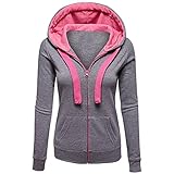 Lzjds Kunstfell Jacke,Karo Mantel Damen WintermäNtel Trachtenjacke Damen Schusssichere Westen College Jacken Stadionjacke Bundeswehr Regenbekleidung Camouflage Blazer (Grau, XXL)