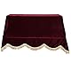 Alomejor Klavier Abdeckung, 202 * 161 cm Klavierabdeckung Thickened Upright Piano Keyboard Staubschutzhülle für Klavier(rot)