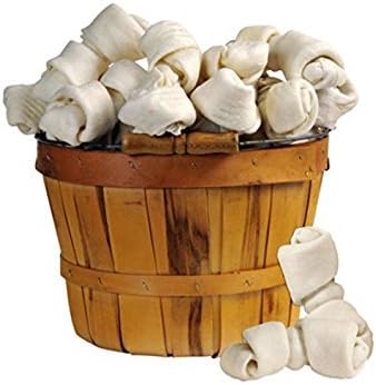 Monster Hide Rawhide Knotted Bone 6-6.5in (10-Pack)