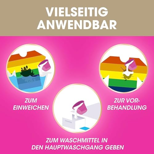 Vanish Oxi Action Wäsche Booster und Powerweiss Sparpack - Powerweiss Wäsche-Booster für weiße Wäsche & Wäsche-Booster für bunte Wäsche - 2 x 1,65 Kg