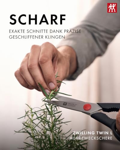 Foto von ZWILLING Twin L Vielzweckschere, 20cm, Küchenschere für Rechts- und Linkshänder, Rostfreier Spezialstahl, Schwarz