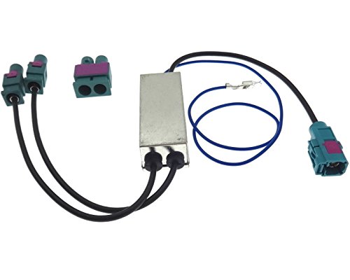 Adaptador de antena doble 2u00a0x Fakra Diversity fantasma Antena Adaptador