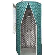 Ladfrol 1-Piece Simple Shower Room, Indoor, Cold Protection, Thermal, Stylish, Round Shower Curtain, Home Sauna, Large Space, Thick, Waterproof, Blindfolded, Shower Cover, Shower Booth, Room Bath Tent