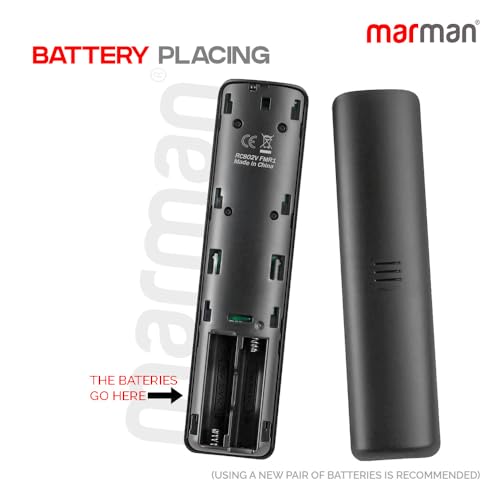 Image of marman Compatible TCL Smart Tv Remote Control Original with Bluetooth and Voice Command for Model RC802V FMR1 with Google Assistant & Netflix Hot Keys Pairing Must !