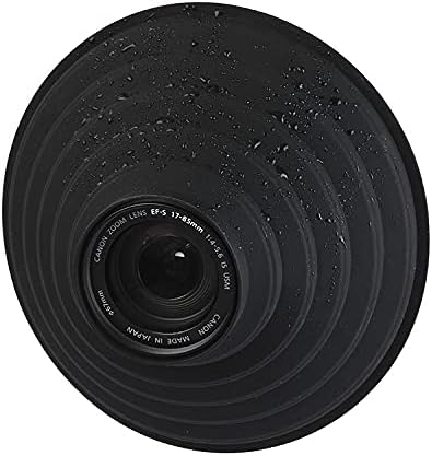 Miniatura 7 de Parasol plegable reversible para lente de cámara, rosca de filtro de goma digital, pantalla DSLR (para lentes de 2.756-3.543 in)