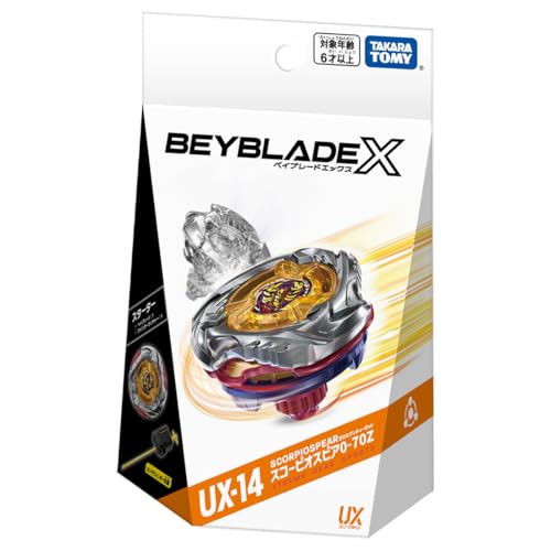 Image of Beyblade X Beyblade X UX-14 Starter Scorpio Spear 0-70Z