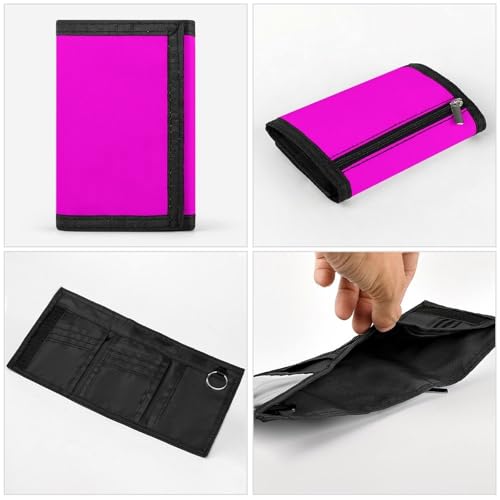 Pink Print Wallet for Men, 8 Credit Card Holder Slim Minimalist Front Pocket Small Mens Bifold Wallets4