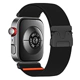 SUGARJAR Nylon Bands Compatible with Huawei Watch Fit 3/4/4 Pro, Adjustable Sport Replacement Straps for Women Men