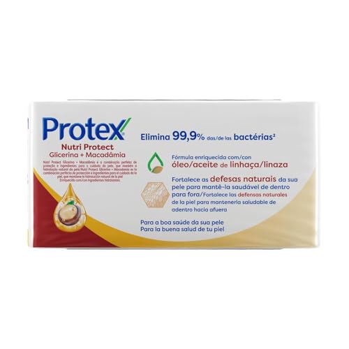 Sabonete em Barra Protex Nutri Protect Macadâmia 85g 6 unidades