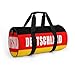 Deutschland Flag Of German Germany Duffle Gym Bag with Shoe Compartment Carry Travel Weekender Overnight Tote Bags