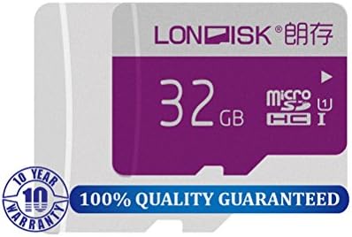 LONDISK Micro SD Card 32GB Class 10 UHS-I Memory Card SDHC for GoPro/HD Video Play (U1-32GB)