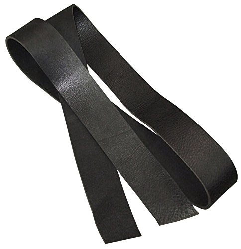 Team Beust 120-150 cm x 5 cm Latigo Lederriemen 3,5-4,5 mm Riemen Gürtelriemen schwarz (150 cm) Cover