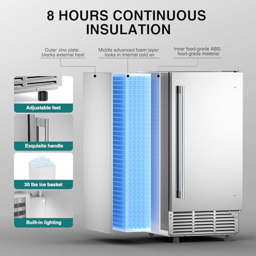 Commercial ice maker machine