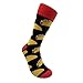 HSELL Mens Funny Pattern Dress Socks Novelty Crazy Pop Design Cotton Socks Gifts for Men