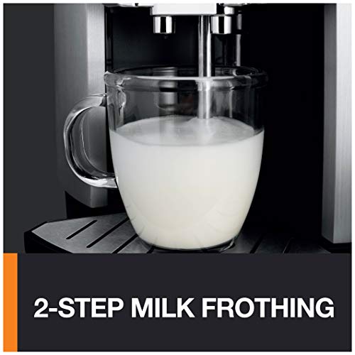 Krups Ea9010 Fully Auto Cappuccino Machine Espresso Maker, Automatic Rinsing, Two Step Milk Frothing Technology, 57 Ounce, Silver #TOP4