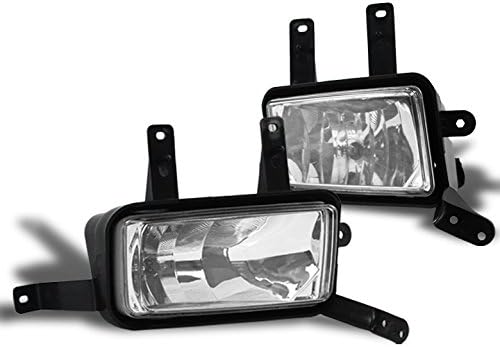 For 15+ Chevy Tahoe/Suburban Front Bumper Driving Fog Lights Lamps Smoke Lens W/Bulb