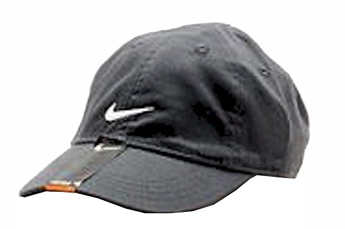 Nike Infant Boys Embroidered Swoosh Logo Cotton Baseball Cap, Anthracite (693) / White/Anthracite, 12/24M