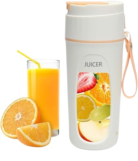 PARYAVARAN Multi-Purpose, USB Rechargeable, 8 Blades, Portable Juice Blender Bottle | Personal USB Rechargeable Mini Blender Shipper for Shakes and Smoothies MULTICOLOUR-image-1