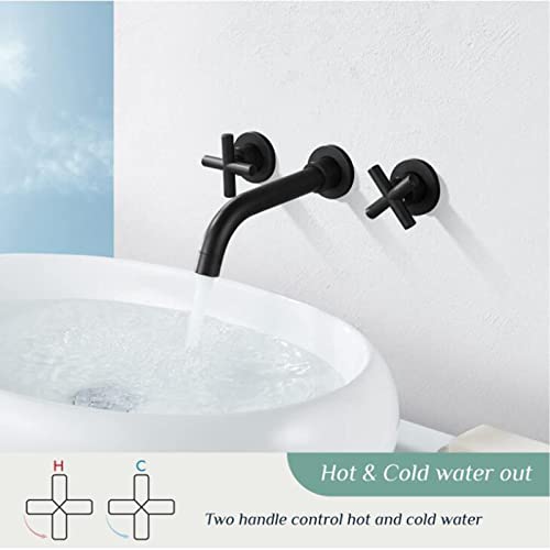 Robinet de lavabo for eau chaude et froide réglable à double commande - 5