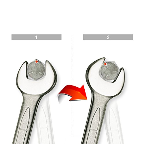 Clés mixtes à cliquet réversible 22 mm Tengtools pour serrage précis - 3