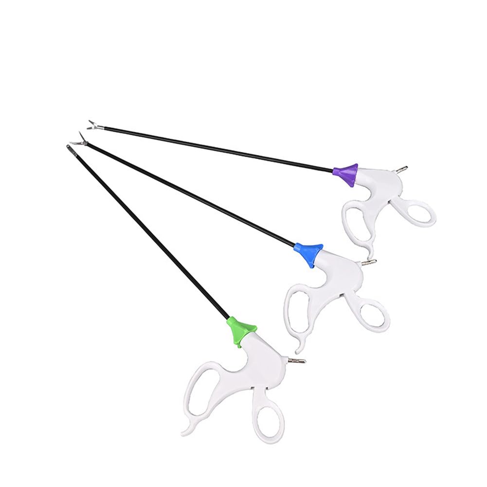 Instrumentos de Entrenamiento laparoscópico Disector Pinza Tijeras Portaagujas Juego de 4 Piezas 4 Instrumentos quirúrgicos Simulador de laparoscopia Reutilizable Trainer