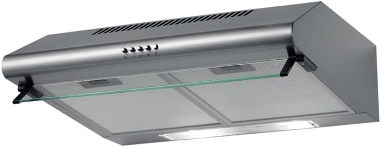 60cm Standard Hood Twin Motor 400m3hr Silver BMECH6FS - 2 Year Warranty
