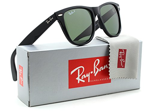 Image of Ray-Ban RB2140 Original Wayfarer Classic Polarized Sunglasses Black 901 /58-54mm