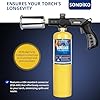 Sondiko Propane Torch with Pre-Filled Cylinder, Powerful Propane Torch Head L8010, Sous Vide, Adjustable Campfire Starter with Standard Propane Fuel Cylinder for Searing Steak, BBQ, Welding #4