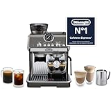 DISEÑO COMPACTO: La cafetera express manual con palanca, totalmente fabricada en acero inoxidable, se integra perfectamente en cualquier cocina gracias a su construcción compacta. Disfruta de una limpieza y mantenimiento sin esfuerzo gracias a sus piezas lavables en lavavajillas.