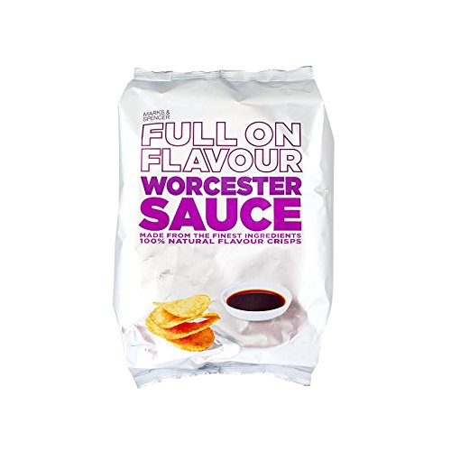 Marks & Spencer Worcester Sauce Crisps 150g - (Marks & Spencer) �E�X�^�[�\�[�X�`�b�v�X150�O���� [���s�A���i]