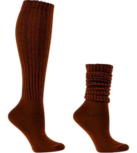 Image of Galsang Women's Slouch Socks, Long Scrunch Knit Casual Socks for Girls, B206
