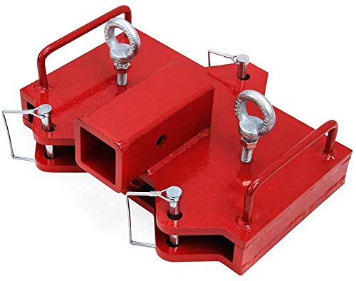 Hydraker 2" Forklift Trailer Hitch Receiver Ball Hitch Attachments Fit For Dual Pallet Forks #TOP5