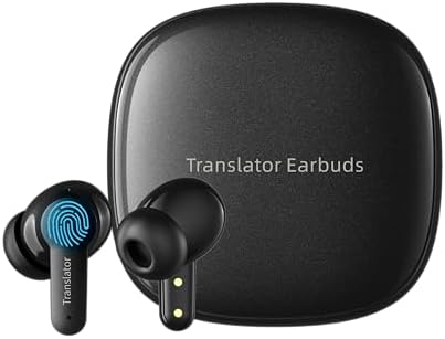 AI Translation Earbuds Real Time With Audio And Video Calls 164 Language 7 Modes Translator Bluetooth 5 4 App 50h Translate Ear Buds Device Business Learning
