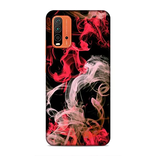 Image of Printed Mobile Back Hard Case Cover for Xiaomi Redmi 9 Power | Smoke, Colourful Smoke, Red, White-2201