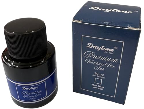 Image of Daytone Premium Fountain Pen Ink (Blue Black - Iron Gall, 30 ml Bottle)