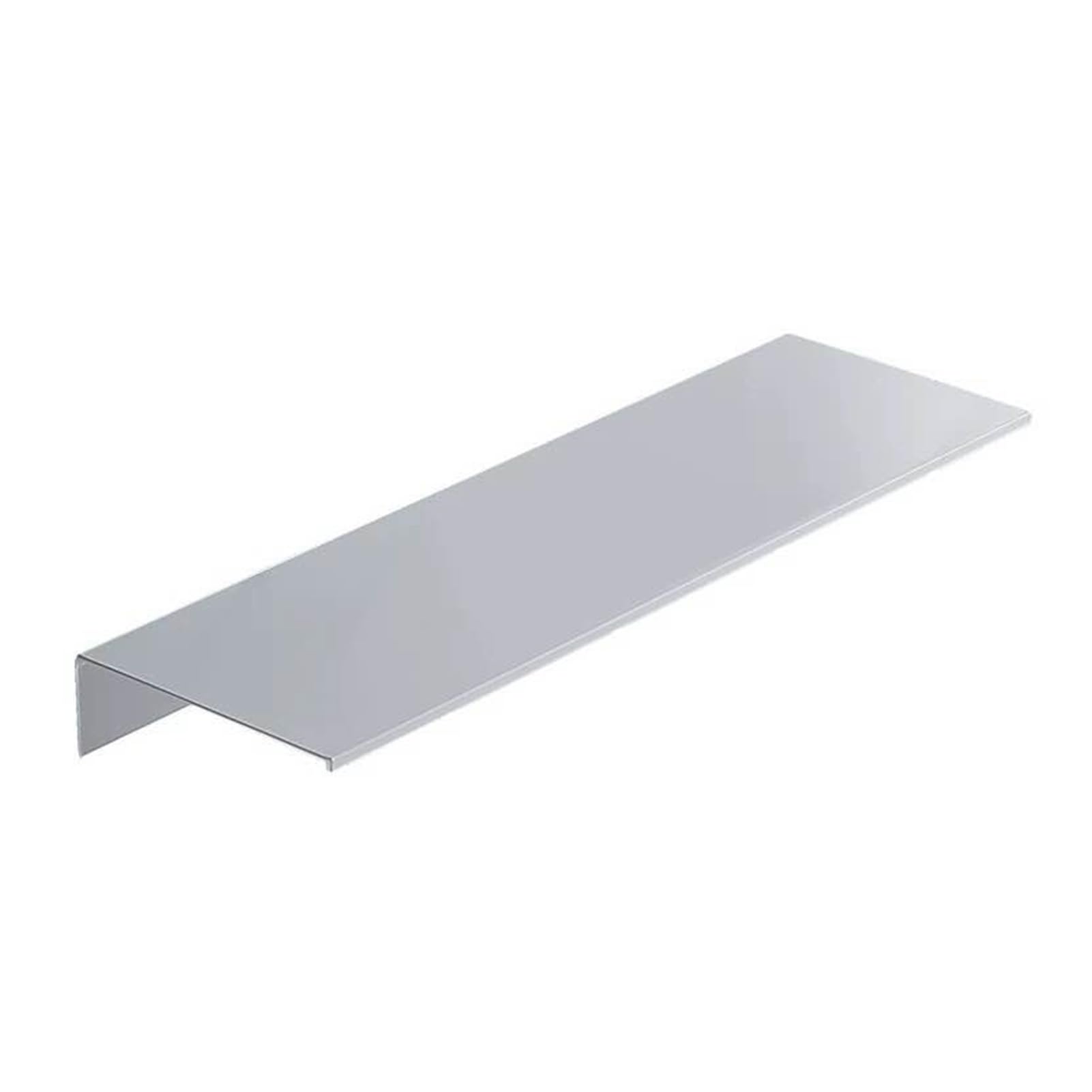 Katolang Wall Mount Bathroom Floating Shelf Heavy Duty Aluminum Alloy Multi-functional Storage Rack Holder Organizer for Wall Decor, Books, Toys, Photo Frames, Picture Ledge White 50cm