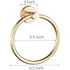 Amazon.com: Towel Ring, Bathroom Hardware Accessories, Wall-Mounted ...