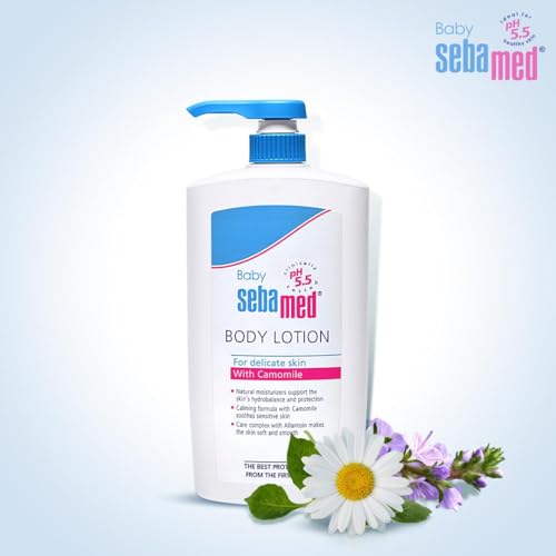 Image of Sebamed Baby Body Lotion|pH 5.5|Vegan|750 ml (Pack of 4)