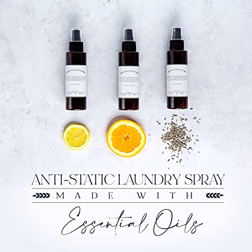 Anti-Static Laundry Scenting Spray with Essential Oils (Lavender, Lemon, Orange) (Lavender) - Thumbnail 2