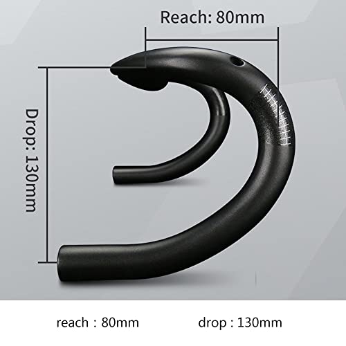 Alfa Pasca 31.8 Carbon Drop Bars Carbon Road Bike Handlebars Internal Routing Drop Bike Handlebars Racing Handlebars For Road Bike 3K Glossy 420Mm #TOP5
