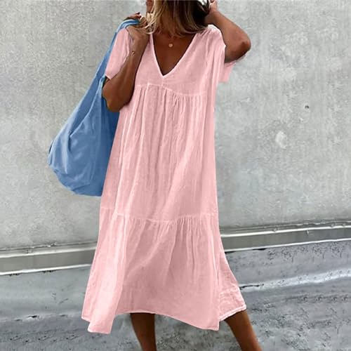 Robe col en V fluide confort 3XL pour silhouette sublimée - 2