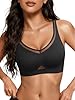 Avidlove Wireless Bras for Women Mesh Full Coverage Jelly Padded Bralette No Underwire Push Up Seamless Everyday Bra Black