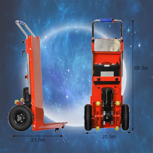 Carretilla eléctrica para escaleras con motor 1200W y capacidad 881 lb miniatura 7